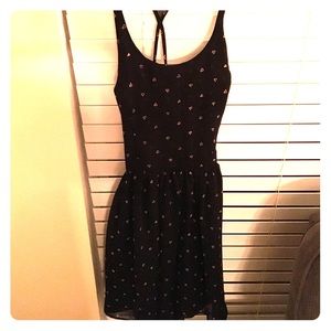 Vera wang black princess heart dress